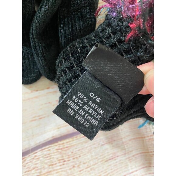 Cejon Women's Black Knit Classic Winter/ Fall Gloves - OS - Picture 7 of 8